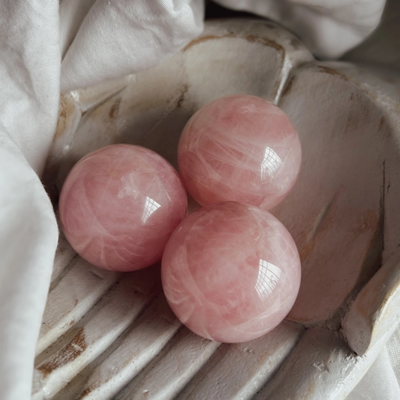 sfera in Quarzo Rosa